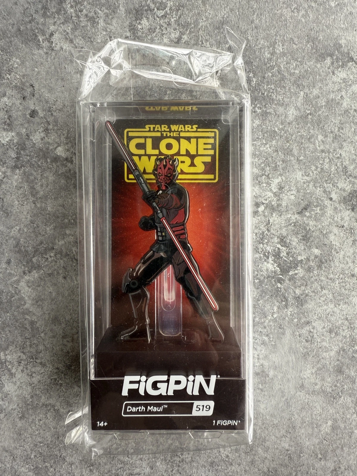 FiGPiN Star Wars Darth Maul #519 The Clone Wars Pin New