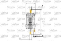 Valeo 587030 Kraftstofffilter FüR Audi Seat Skoda VW