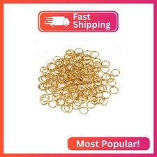 500Pcs 6mm Gold Plated Stainless Steel Jump Rings 21 Gauge Metal O Rings Close b