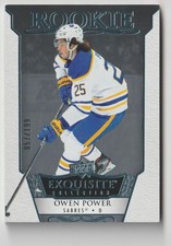 2022-23 UPPER DECK EXQUISITE COLLECTION ROOKIE OWEN POWER 057/199 BUFFALO SABRES