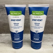 Medline Remedy Clinical PREVENT Silicone Cream 2 Count Vanilla 2 oz/59 mL