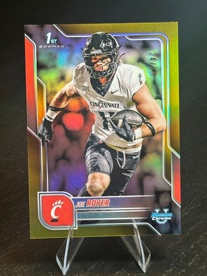 Joe Royer 2025 Bowman Chrome U #120 1st Gold Refractor /50