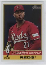 2025 Topps Heritage Chrome Hunter Greene #96 1mq2