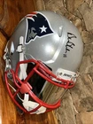 Drew Bledsoe Patriots Signed Full-Size Authentic Helmet Beckett Witnessed Auto