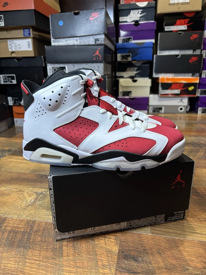 Size 10 - Jordan 6 Retro OG Mid Carmine (BGrade) - Image 3 of 4