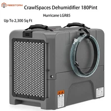 Abestorm 180PPD LGR Commercial Dehumidifier Crawlspace Basement 2300sq with Pump