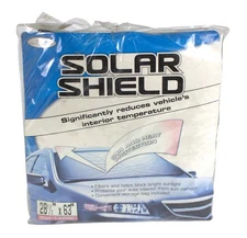 Custom Accessories 28-1/2" x 63" Collapsible Sun Shield Protects Dashboard 17951