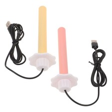 2 Pcs Parrot Heating Pole Bird Cage Heater for Parakeets Platform Stick