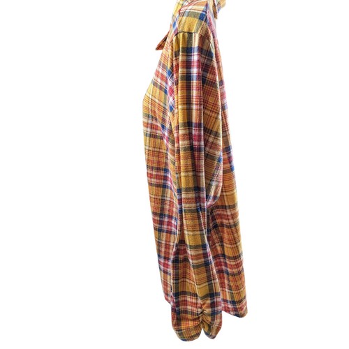 Bobbie Brooks Flannel Shirt Womens Plus 2X Long Sleeve Button Up Light Top Boho - Picture 8 of 15