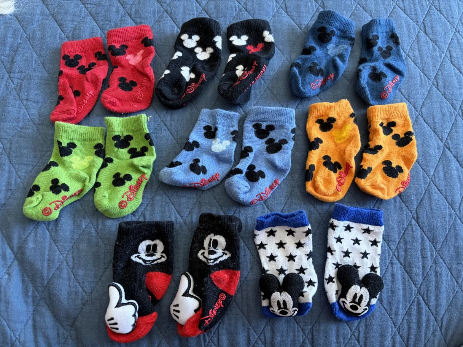 TRUMPETTE AND WADDLE DISNEY BABY SOCKS MICKEY