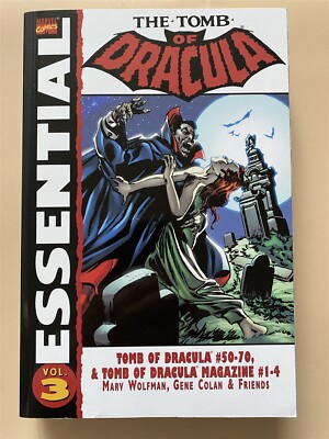 ESSENTIAL TOMB OF DRACULA Vol. 3 Marvel Comics TP TPB GN Near Mint, frische Seiten
