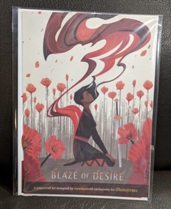 Illumicrate Book Box Poppy Wars Papercraft Rosiethorns88