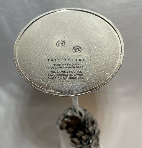 POTTERY BARN Skeleton Hand Champagne Flute Glass - New with Tag 6 oz Halloween - Picture 6 of 8