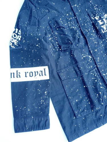 SELTEN Punk Royal Herren All Over Print SCHWARZ Shacket Jacke Mantel GRÖSSE XXL - Bild 4 von 13
