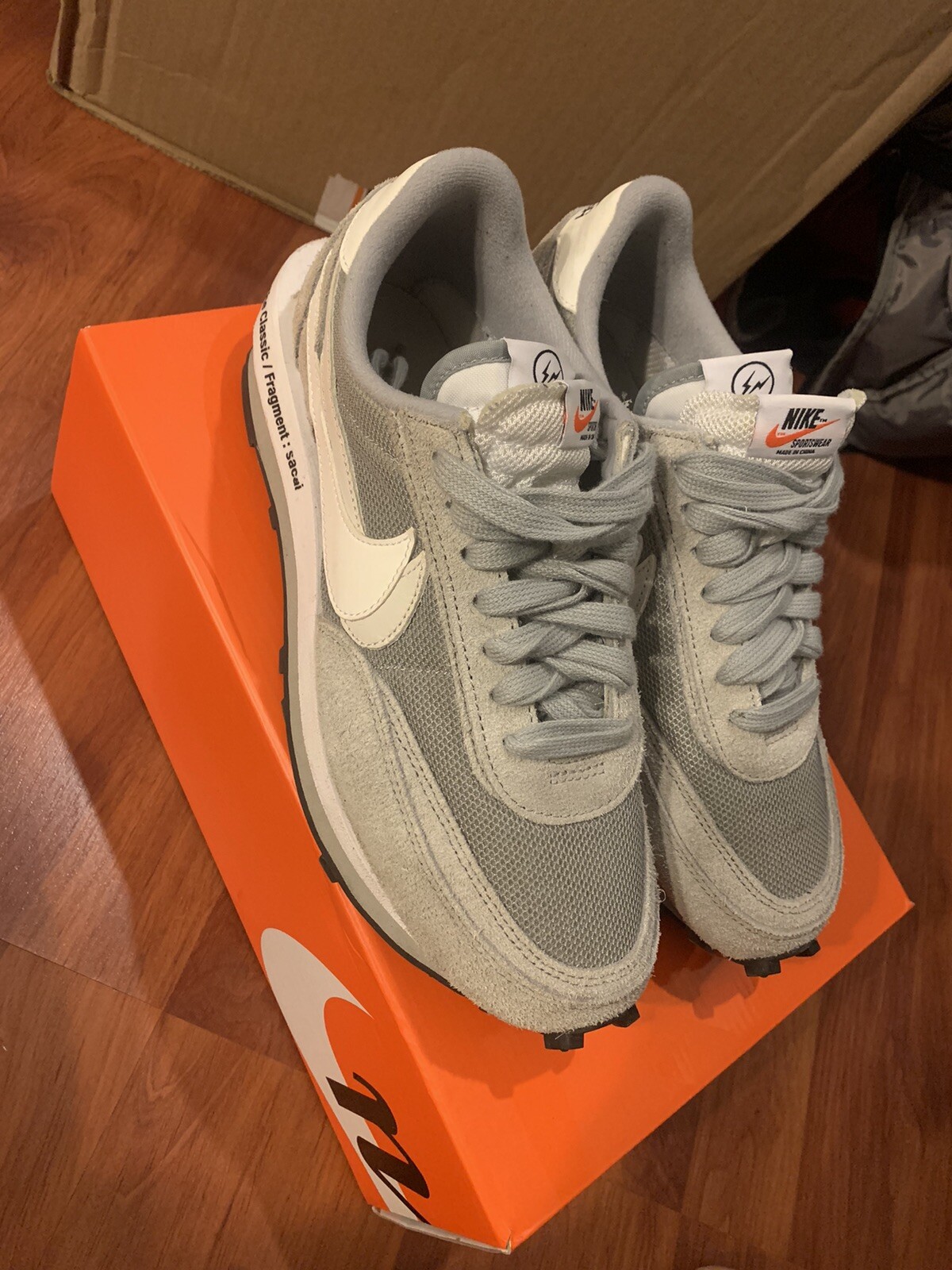 SACAI X NIKE Taglia 8 Nike LDV Waffle x Fragment Design x Sacai Grigio