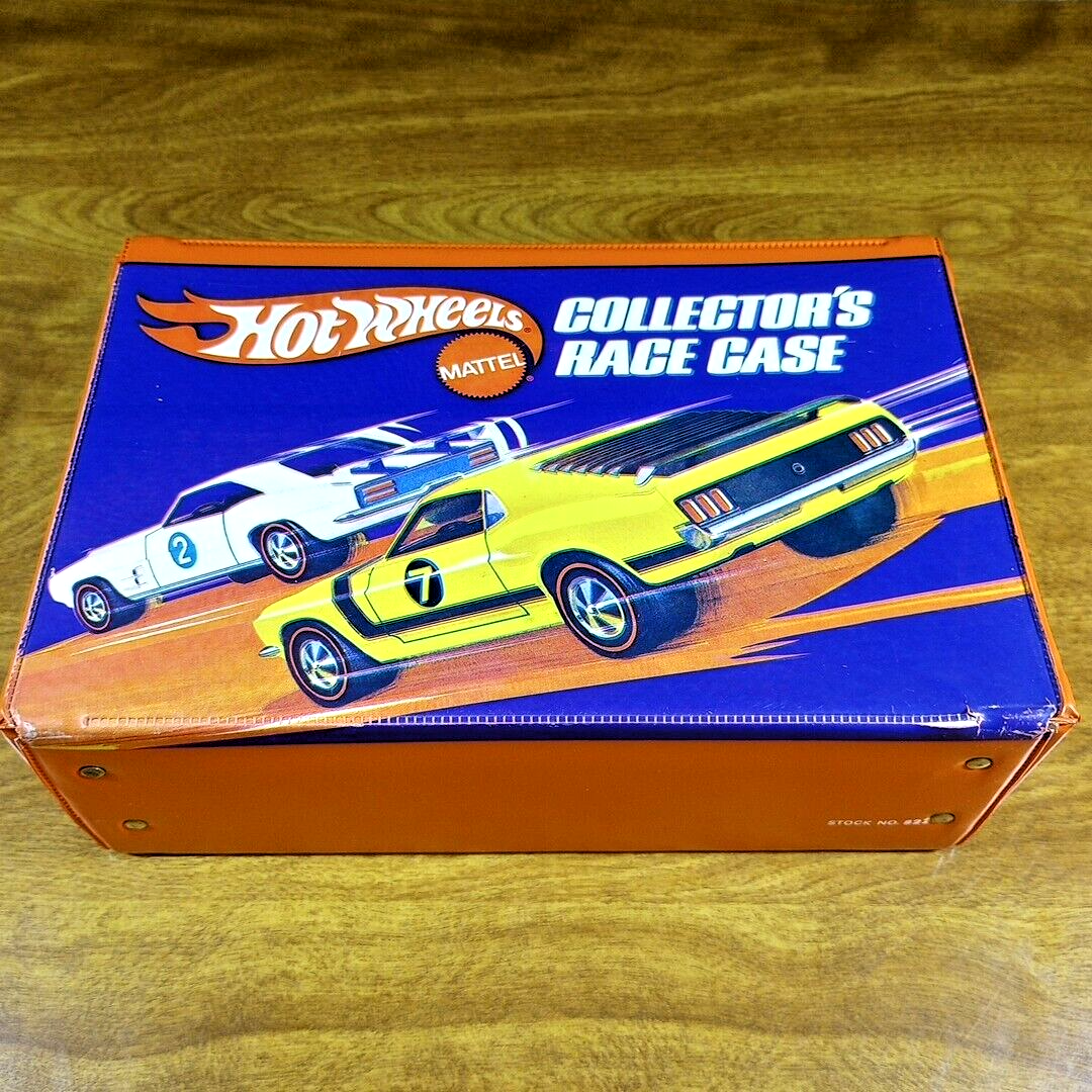 Hot Wheels Vintage Redline 24 Car Collector's Case Red Blue