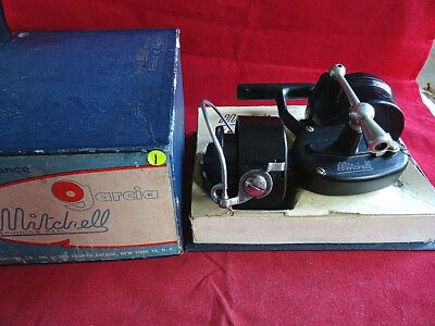 RARE SUPER BOXED GARCIA MITCHELL 300 SIZE SPINNING WITH USA BOX