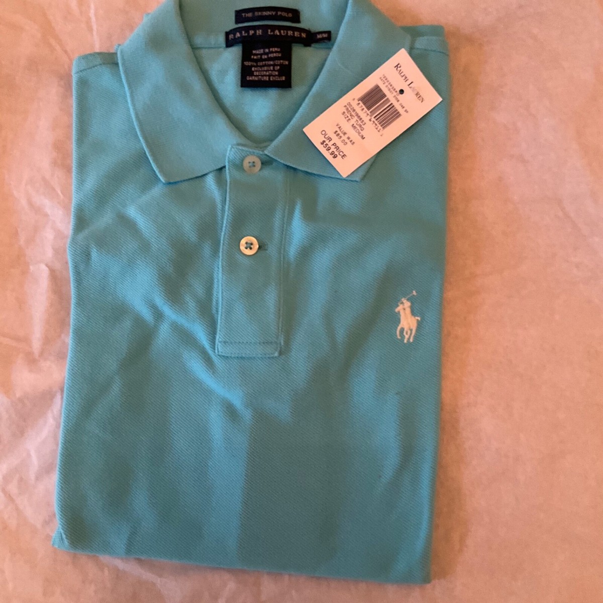 NEW Polo Ralph Lauren The Skinny Polo Shirt (Assorted Colors) - M