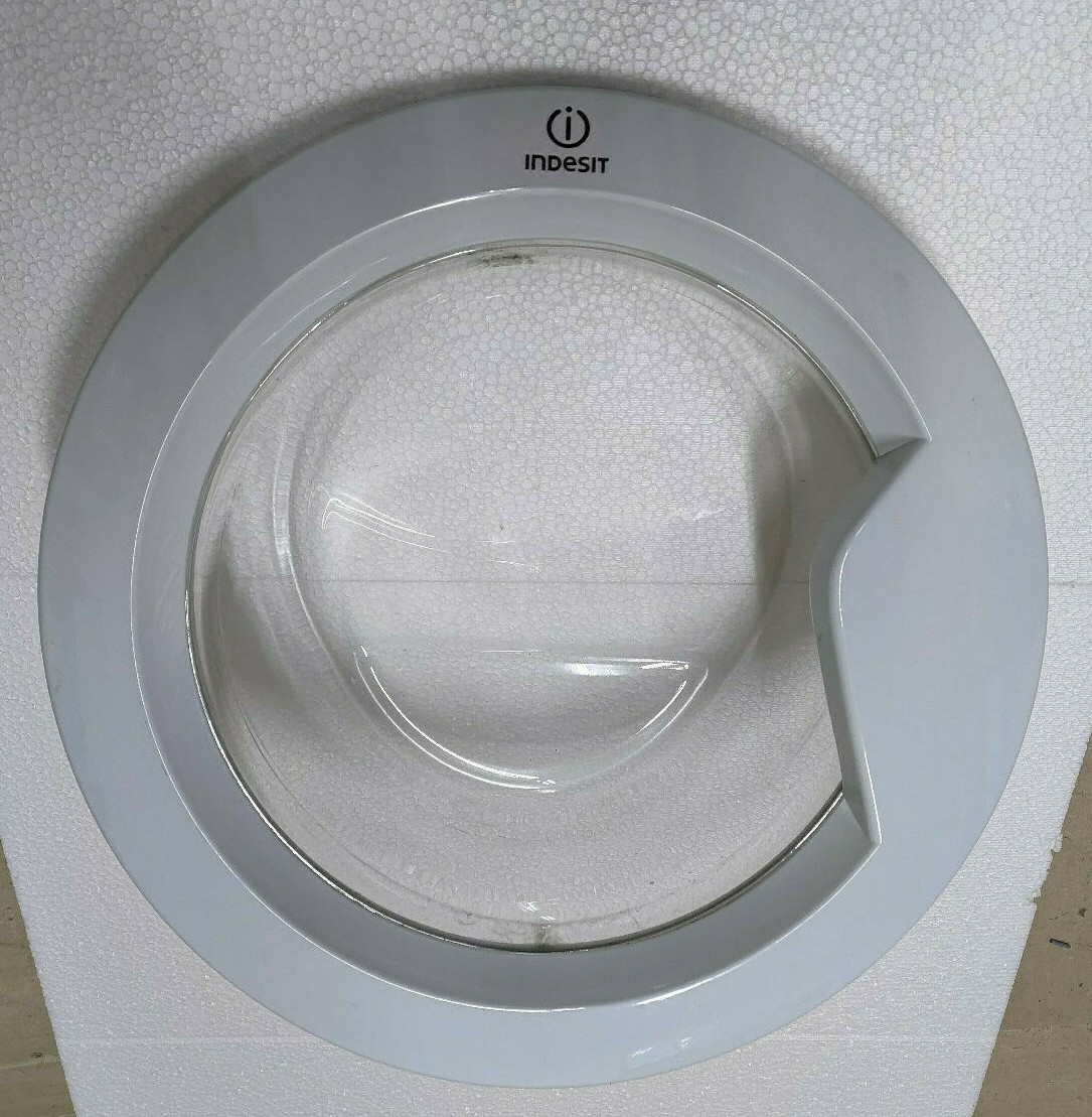 Oblò + vetro completo bianco per lavatrice USATO C00508249 Indesit Hotpoint