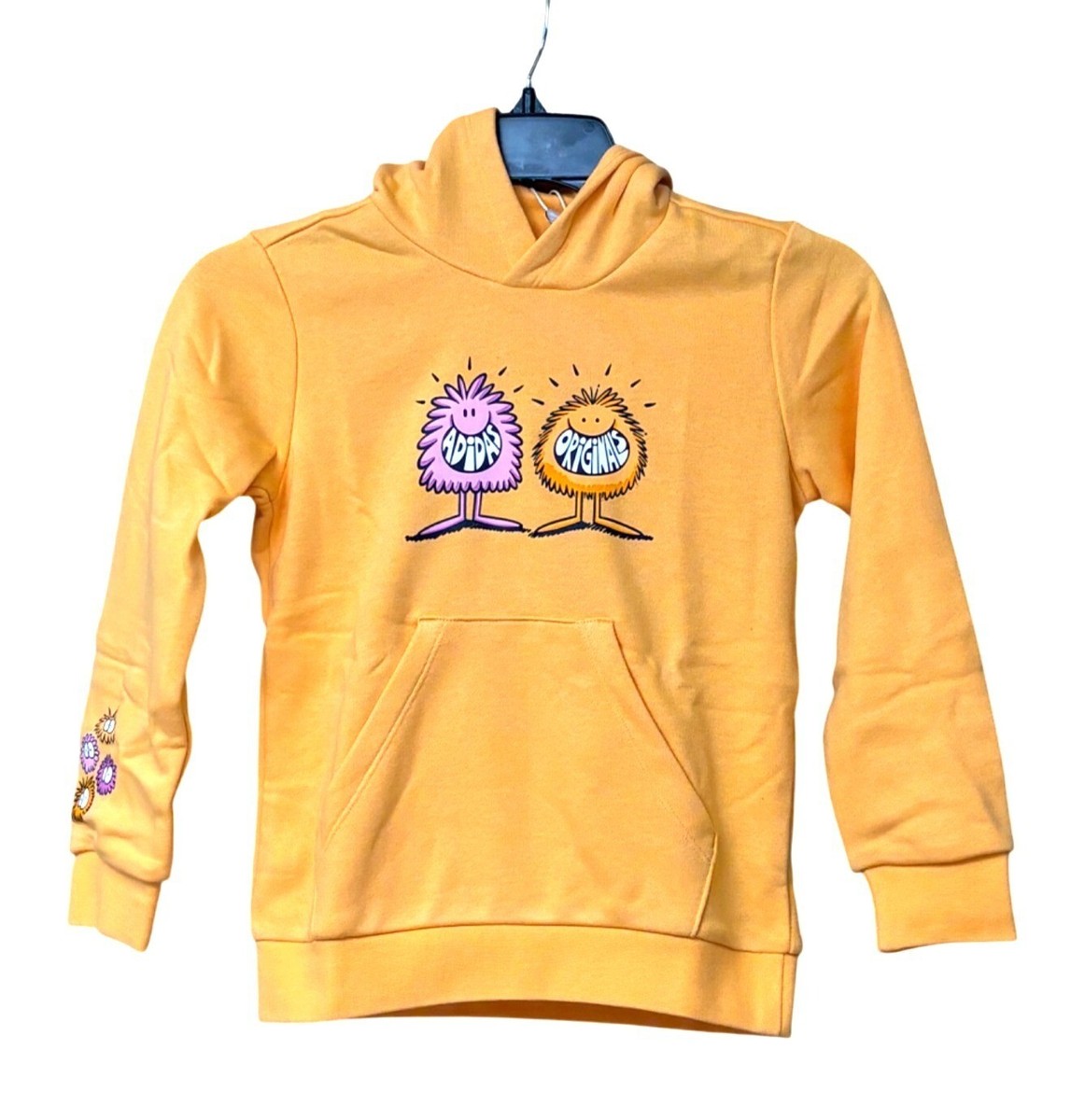 Adidas Originals X Kevin Lyons Kid's Hoodie, Hazy Orange, Sz. XS
