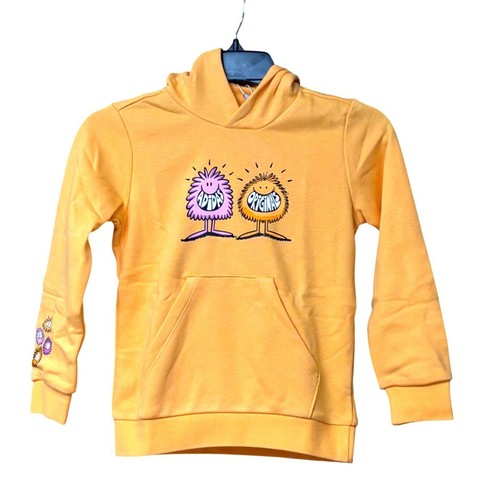 Adidas Originals X Kevin Lyons Kid’s Hoodie, Hazy Orange, Sz. XS (7-8) - Picture 9 of 11