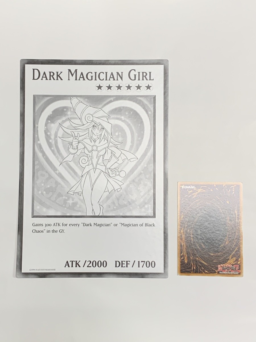 YuGiOh Duel Overload DARK MAGICIAN GIRL Jumbo Card Oversized Promo