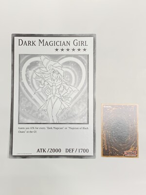 YuGiOh Duel Overload DARK MAGICIAN GIRL Jumbo Card Oversized Promo | eBay YuGiOh Duel Overload DARK MAGICIAN GIRL Jumbo Card Oversized Promo | eBay