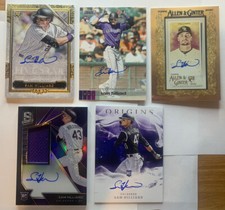Sam Hilliard 5X Rookie RC Auto Lot Topps Five Star Spectra Origins Allen Ginter