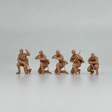 1/72 Scale Resin Model WW2 Panzer Tiger Soldiers Tabletop Unpainted Miniature