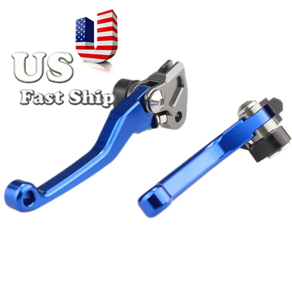 EE. UU. Para SUZUKI RM85 RM125 RM250 Palanca de embrague de freno Yamaha YZ80 YZ85 01-14 Azul Foto 2 de 4