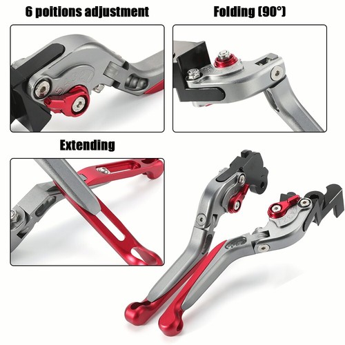 Palancas de embrague de freno plegables para MV Agusta Brutale 675 800 RR Dragster 800 - Imagen 4 de 19