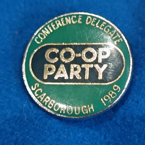 Prendedor insignia Scarborough 1989 esmalte político partido cooperativo cooperativo - Imagen 4 de 6