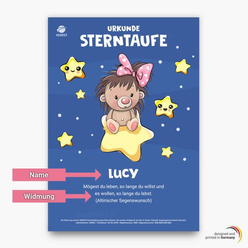 Sterntaufe Geschenk Jungen & Mädchen, Babys & Kinder: Geburt, Geburtstag, Taufe - Bild 2 von 9