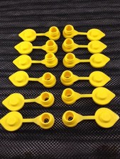 12 - Yellow Fuel Gas Can Jug Vent Cap Blitz Wedco Scepter Essence Midwest Eagle