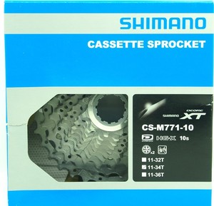 shimano deore xt m771 10 speed cassette