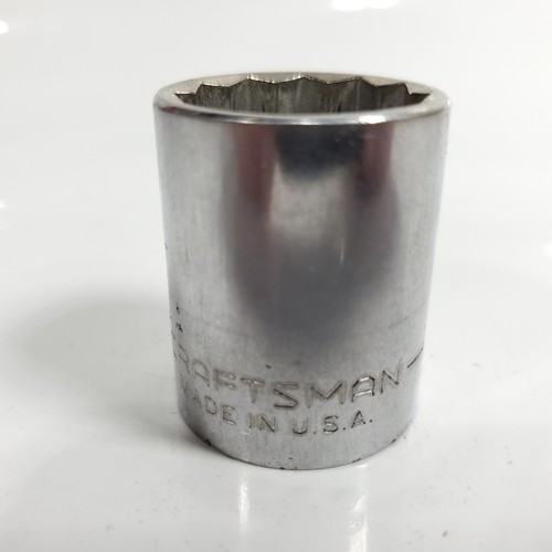 Enchufe poco profundo Craftsman 1/2" Drive SAE 1" -Serie V 12 puntos 47514 - Imagen 2 de 6