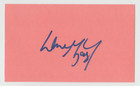 WAYNE GRETZKY Signed 3 x 5 Index Card Autograph PSA/DNA Cert