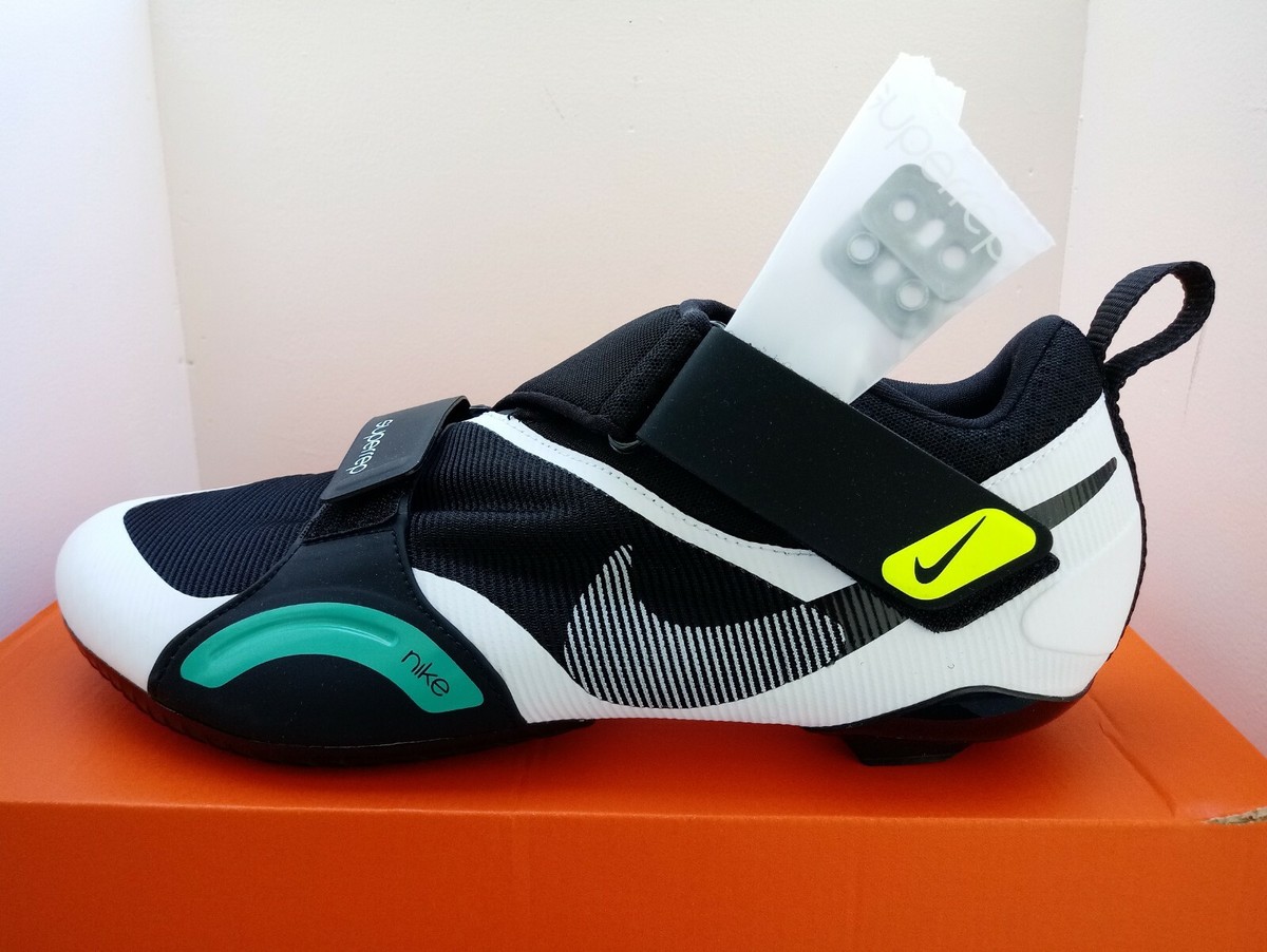 Nike SuperRep Cycle Mens 12.5 Black Clear Emerald Spin Indoor Cycling CW2191-083 Size 9.5 - Nike SuperRep Cycle Black Clear Emerald for sale  main image 4