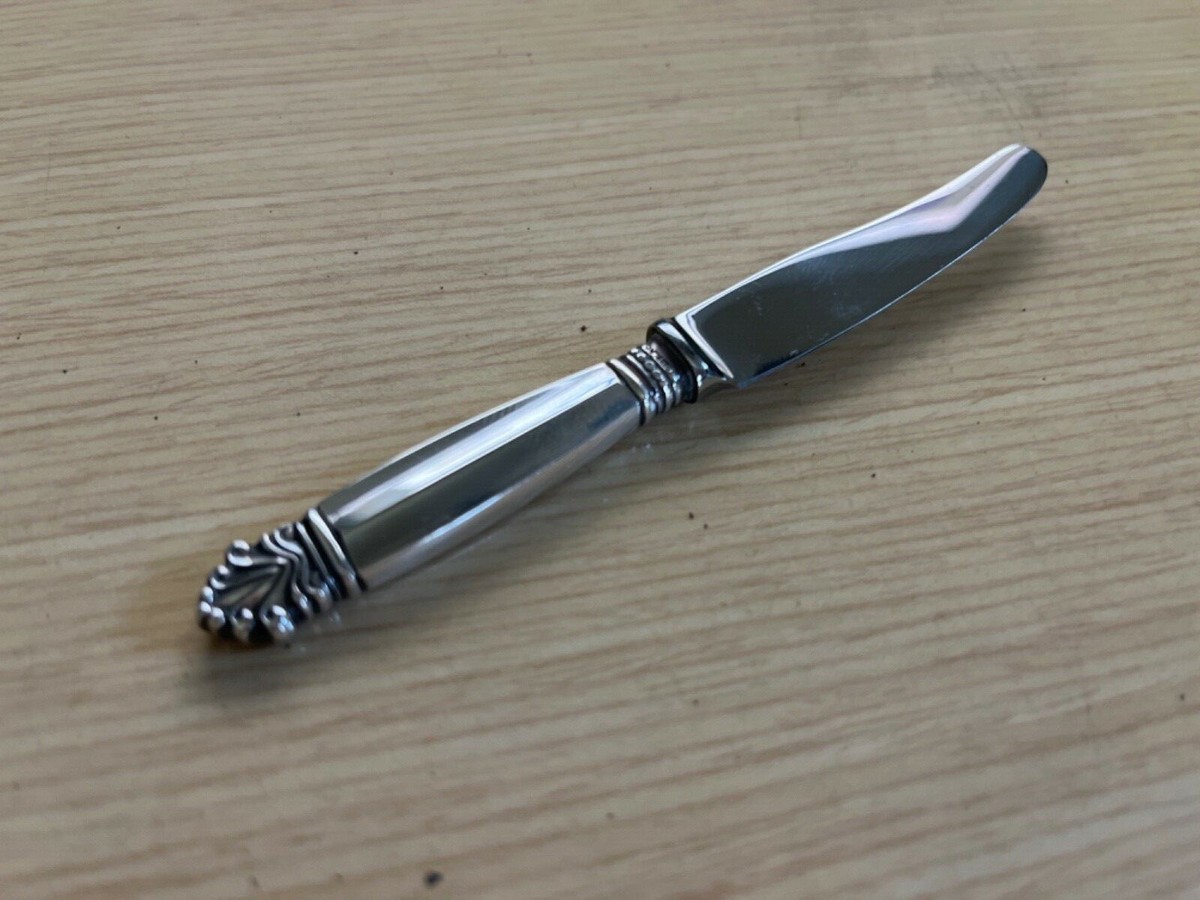 2本セット ジョージジェンセン アカンサス ナイフ スターリング アンティーク 2本セット ジョージジェンセン アカンサス ナイフ スターリング