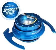 NEW NRG BALL LOCK QUICK RELEASE GEN 4.0 BLUE BODY and RING + HARDWARE SRK-700BL