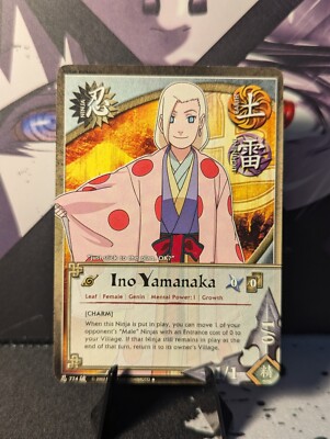 Naruto CCG TCG Bandai - Ino Yamanaka - 774 - 1st Edition Card Played