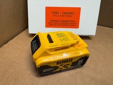 GENUINE DEWALT DCB205 20V MAX XR 5.0AH LI-ION BATTERY PACK - POOR CONDITION 