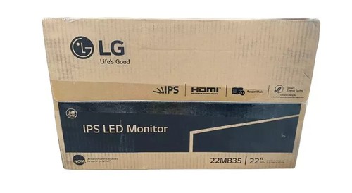 22" LED / LCD MONITOR 1080P - HDMI - LG NEW SEALED IPS LED MONITOR 22" 22MB35V!! - Bild 1 von 6