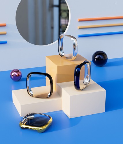 NEW For Fitbit Versa 4 Watch Screen Case Cover Protector Shell 360 Protection - Zdjęcie 2 z 20