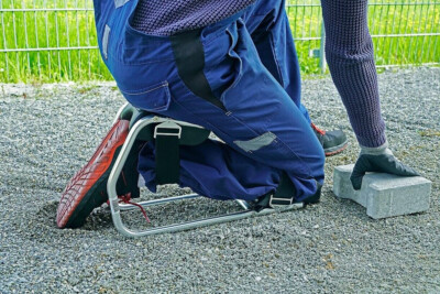 Kniesitz Beinstütze Gärtner Hocker Ersatz Knieschutz verstellbar Arbeit