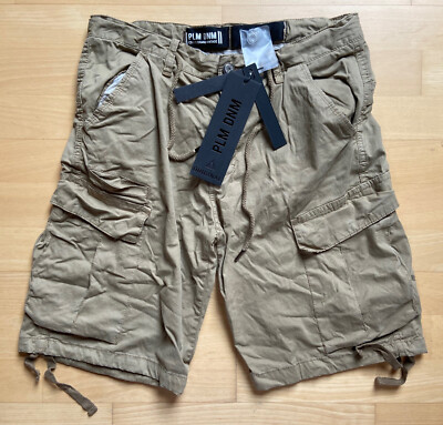 PLM DNM - Braune Cargo-Shorts - Größe 31 - Neu - NP 69,99 Euro - Kurze Hose