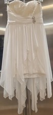 NICE My Michelle Ivory Sleeveless Fit  Flare Lace Dress short Homecoming size 5