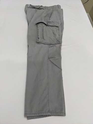 Cargo Pants Hiking Gray 100% Cotton 