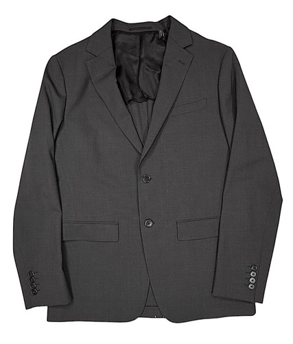 Theory Men's New Tailor Two Button Blazer Jacket, Charcoal Gray Wool Blend 40 R