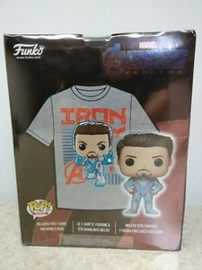 funko pop & tee collectors box marvel avengers endgame